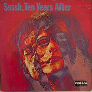 Image of Front Cover of 4344367S: LP - TEN YEARS AFTER, Ssssh. (Deram Red/White; SML 1052, UK 1969, Laminated Gatefold Sleeve, 3/2L Matrix, Stereo inner, indicator hole)   VG/G+