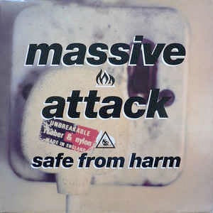 Image of Front Cover of 12" - VG+/VG - MASSIVE ATTACK, Safe From Harm 12" version / Safe From Harm (Original) (Wild Bunch; WBRT3, UK 1991, Picture Sleeve), Faint hairlines.,  - 3316172C