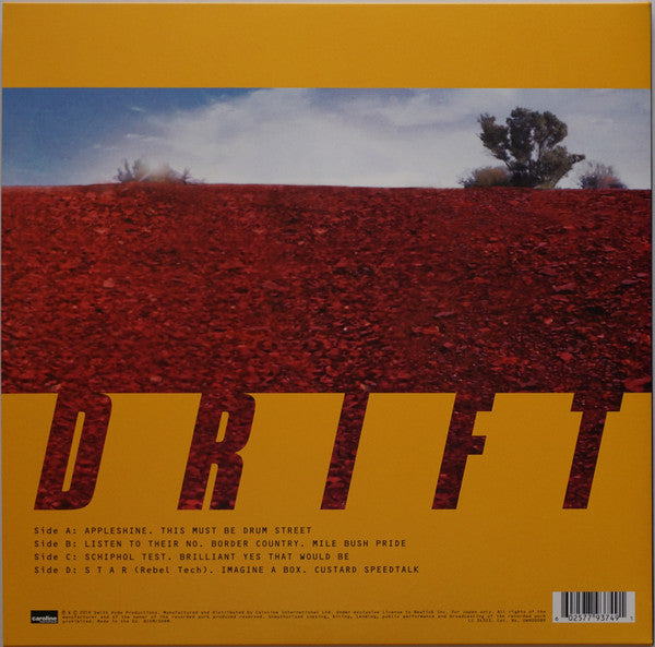 Image of Back Cover of 4314093C: 2xLP - UNDERWORLD, Drift Series 1 - Sampler Edition (Caroline International; UWR00089, Europe 2019, Gatefold, 2 Inners, Yellow Vinyl, Sampler, Limited Edition) Still In Shrinkwrap  EX/EX