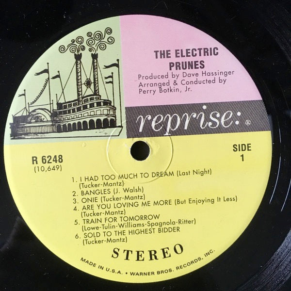 Image of Label Cover of LP - VG/VG - THE ELECTRIC PRUNES, The Electric Prunes (Reprise Records; R 6248, US 2000s Reissue, 180 Gram Vinyl, Scorpio Pressing), ,  - 3926312E
