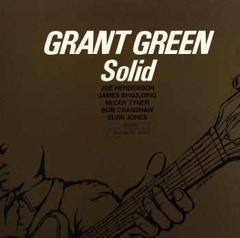 Image of Front Cover of LP - VG/VG+ - GRANT GREEN, Solid (Blue Note; LT-990, Blue Note    LT 990, US 2009 Reissue, Picture Sleeve), ,  - 3326231E