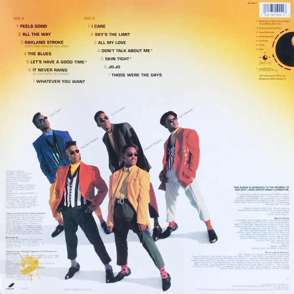 Image of Back Cover of 4614193C: LP - TONY! TONI! TON !, The Revival (Wing Records; 841 902-1, US 1990) Sleeve worn and damaged at edges and spine. Scuffs and liquid stains too  G+/G+