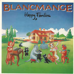 Image of Front Cover of LP - VG/VG - BLANCMANGE, Happy Families (London Records; SH 8552, UK 1983 Reissue, No "Sad Day - For Helen" In B Runout), ,  - 1726371E