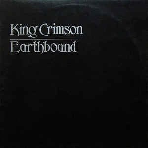 Image of Front Cover of 4645098S: LP - KING CRIMSON, Earthbound (Island Black, Pink I Logo; HELP6, UK 1972, misprint of 'MacDonald' on rear sleeve) With Island logo die cut promotional price sticker on front cover, hairlines, edge and ring wear  VG/VG