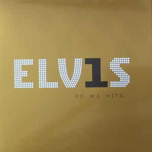 Image of Front Cover of 2xLP - VG+/VG+ - ELVIS PRESLEY, ELV1S 30 #1 Hits (RCA; 88875111961, Europe 2018 Reissue, Gatefold, Insert, 180 Gram Gold Vinyl.), Light creasing to insert,  - 2726284E