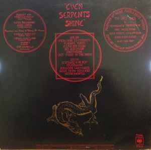 Image of Back Cover of LP - VG/VG - THE ONLY ONES, Even Serpents Shine (CBS; CBS 83451, UK 1979, Sleeve embossed With Gold Ink, Stereo), ,  - 1326017E