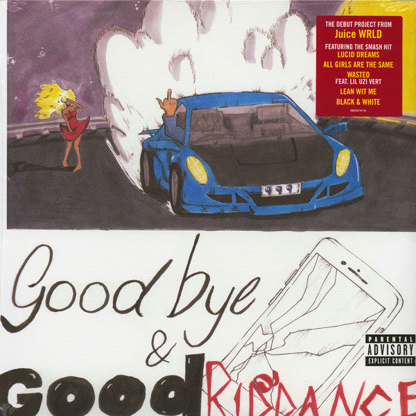 Image of Front Cover of LP - VG+/VG+ - JUICE WRLD, Goodbye & Good Riddance (Interscope Records; 00602567787136, Grade A Productions    00602567787136, Europe 2018), ,  - 3316368C