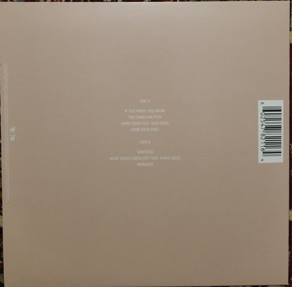 Image of Back Cover of LP - VG+/VG+ - PUSHA T, Daytona (Def Jam Recordings ; 00602547821164, Europe 2018, Picture Sleeve, Insert), , Pusha T employs quality over quanity on this 7 track, unapologetic celebration of the 'street life'. There is a viseral fire in his words and a noticeble lazer beam focus throughout. Kanye West oversees the production, delivering some of the best straight hip-hop beats we've heard in a while, on one of the best rap albums of 2018.  - 4246469S