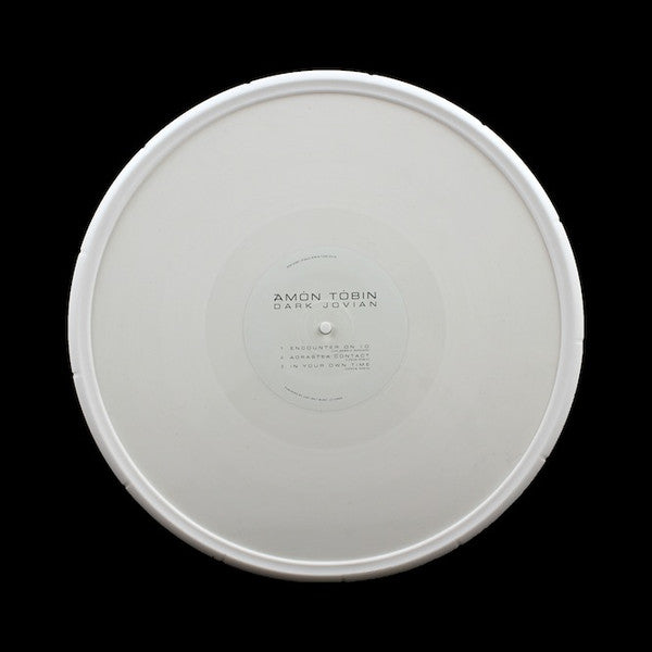 Image of Back Cover of 5225101E: 2x12" - AMON TOBIN, Dark Jovian (Ninja Tune; ZEN12387, UK 2015, Stickered Plastic Box., Rubber Ring, Limited To 500 Copies. Etched, White Vinyl.) A few surface marks to both discs causing minimal pops and clicks here and there, but plays great. No perspex box  VG/VG