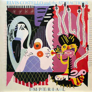 Image of Front Cover of LP - VG+/VG - ELVIS COSTELLO AND THE ATTRACTIONS, Imperial Bedroom (Imp Records; FIEND 36, UK 1984 Reissue, Inner, No Barcode.), ,  - 2526230E