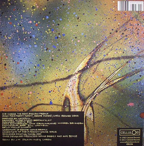 Image of Back Cover of 12" - VG+/VG+ - BESIDE/FAB 5 FREDDY, Change The Beat (Celluloid; CEL 156, US 2011 Reissue, Picture Sleeve), Nice clean copy!,  - 2016357C