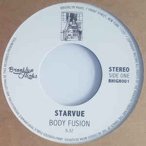 Image of Front Cover of 7" - /VG - STARVUE / REUBEN WILSON, Body Fusion / Got To Get Your Own (Brooklyn Highs; BHIGH001, US 2015 Reissue, Plain Sleeve), Light marks. WOL.,  - 2626155E