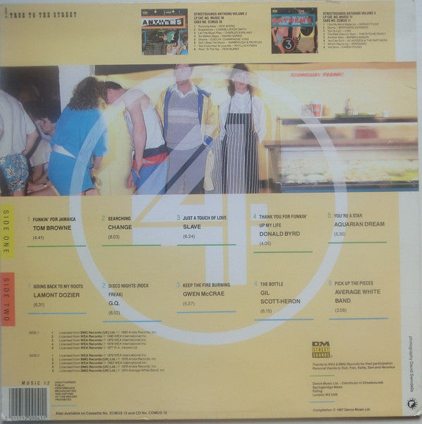 Image of Back Cover of LP - VG/VG - VARIOUS, Anthems Vol 4 - Official Soul Weekenders Album (Streetsounds; MUSIC12, UK 1987), Lightest of marks. Wear to sleeve with ringwear.,  - 4046111S