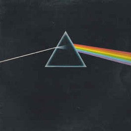 Image of Front Cover of 4745450S: LP - PINK FLOYD, The Dark Side Of The Moon (Harvest Black/Blue; SHVL 804, UK 1977 Reissue, Gatefold, 2 Posters, NO Stickers, 5th Version, Stereo Repress) Edge and Ring Wear  VG/VG+
