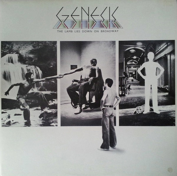 Image of Front Cover of 4014084C: 2xLP - GENESIS, The Lamb Lies Down On Broadway (Charisma Blue; CGS101, UK 1980s Reissue, Gatefold, 2 Inners, Distributed By Virgin on Labels)   VG+/VG