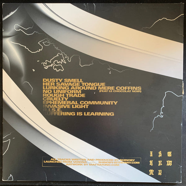 Image of Back Cover of 5045257S: 2xLP - SHINOBY, R.I.S.E. (ISTHEWAY; ITWLP002, Italy 2018)   VG+/VG+