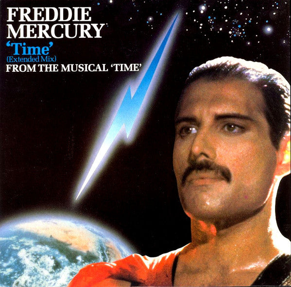 Image of Front Cover of 12" - VG/G+ - FREDDIE MERCURY, Time (EMI; 12 EMI 5559, UK 1986, Picture Sleeve), ,  - 3616261C