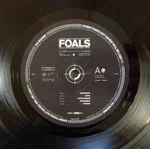 Image of Label Cover of LP - EX/VG+ - FOALS, Everything Not Saved Will Be Lost: Part 1 (Warner Bros. Records; 0190295500924, Europe 2019, Textured Gatefold Sleeve, Inner), Very Strong VG+,  - 2826087E