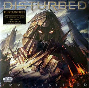 Image of Front Cover of 2xLP - VG+/EX - DISTURBED, Immortalized (Reprise Records; 9362-49263-3, Europe 2015, Gatefold, Insert, Side D Etched), ,  - 2926121E