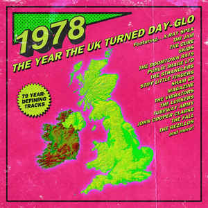 Image of Front Cover of 4934048E: 3xCD - VARIOUS, 1978: The Year The UK Turned Day-Glo (Cherry Red; CDTRED818, UK 2020,  & booklet)   VG+/VG+