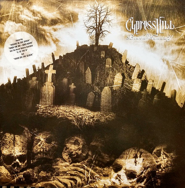 Image of Front Cover of LP - VG/G+ - CYPRESS HILL, Black Sunday (Ruffhouse Records; 4740751, Europe 1993, Gatefold, 2 Inners), Light scratches & hairlines, edge wear, creased Inners,  - 4146158S