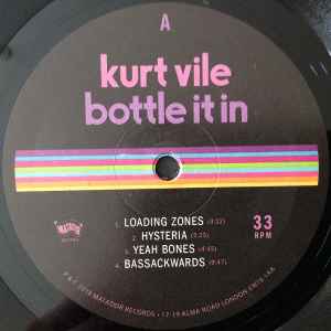Image of Label Cover of 2xLP - VG+/VG+ - KURT VILE, Bottle It In (Matador; OLE-1146-8, Europe 2018, Gatefold, 2 Inners), Strong VG+ Throughout,  - 0926173E