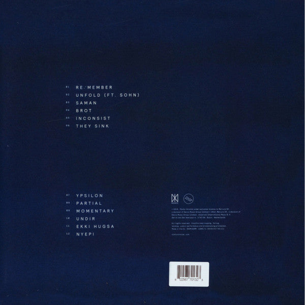 Image of Back Cover of LP - EX/EX -  LAFUR  ARNALDS, Re:member (Mercury KX; 00602567701323, Europe 2018, Booklet), Opened Instore, Still In Shrinkwrap,  - 2546024S