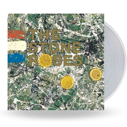 Image of Front Cover of 4954033S: LP - THE STONE ROSES, The Stone Roses (Sony; 19439793301, Europe 2020 Reissue, Inner, National Album Day. Clear Vinyl)   NEW/NEW