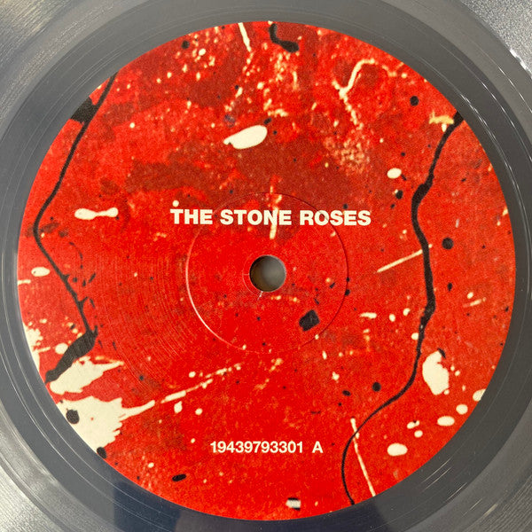 Image of Label Cover of 4954033S: LP - THE STONE ROSES, The Stone Roses (Sony; 19439793301, Europe 2020 Reissue, Inner, National Album Day. Clear Vinyl)   NEW/NEW