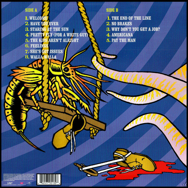 Image of Back Cover of LP - NEW/NEW - THE OFFSPRING, Americana (Round Hill Records; 7795139, Europe 2019, Gatefold, Inner), ,  - 4016213C