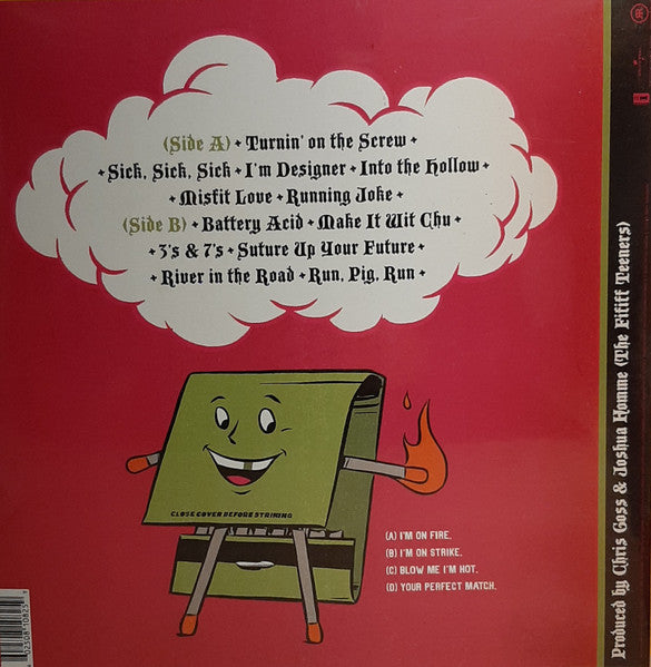 Image of Back Cover of LP - NEW/NEW - QUEENS OF THE STONE AGE, Era Vulgaris (Interscope Records; 810825, Europe 2019 Reissue, Insert), ,  - 4835152E