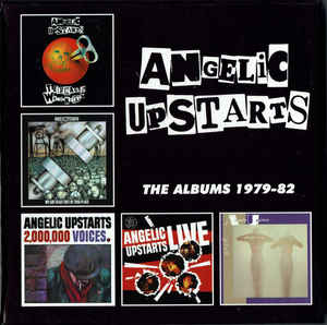 Image of Front Cover of 5xCD - VG+/VG+ - ANGELIC UPSTARTS, The Albums 1979-82 (Captain Oi!; WAHOYBX353, UK 2018, Box Set, Booklet), Clean copy, Packaged in clam-shell heavy card box with each disc in a separate cardboard slipcase with the original release artwork.Included a 20-page booklet. - 3216095C