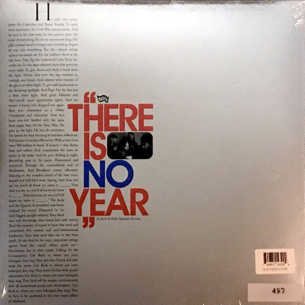 Image of Back Cover of LP - EX/EX - ALGIERS, There Is No Year (Matador; OLE14391LPXE, UK 2020, Mirrorboard Sleeve, Inner, Gold Vinyl; Limited Edition; With 7" ), ,  - 3826091E