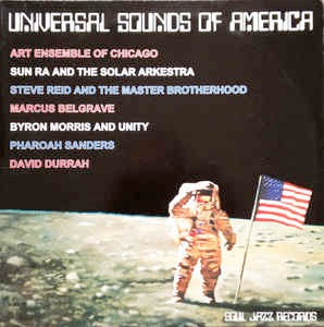 Image of Front Cover of 3744055S: 2xLP - VARIOUS, Universal Sounds Of America (Soul Jazz; SJRLP27, UK 1995, Gatefold) Edge and Ring Wear  VG/VG