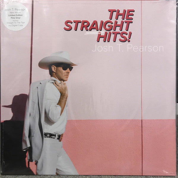 Image of Front Cover of LP - EX/EX - JOSH T. PEARSON, The Straight Hits! (Mute; STUMM419, UK 2018, Inner, Pink Vinyl), Still In Opened Shrinkwrap With Hype Sticker,  - 2926212E