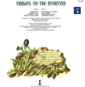 Image of Back Cover of LP - VG+/VG+ - STEEL PULSE, Tribute To The Martyrs (Island Records; ILPS 9568, UK 1979, Glossy Sleeve, Inner), Very light wear. Lovely copy.,  - 3346255S