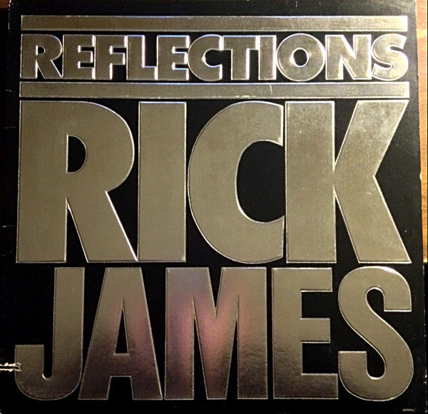 Image of Front Cover of LP - VG+/VG+ - RICK JAMES, Reflections (Gordy; 6095GL, US 1984, Embossed Sleeve, Poster), A few light hairlines only. ,  - 1426244E