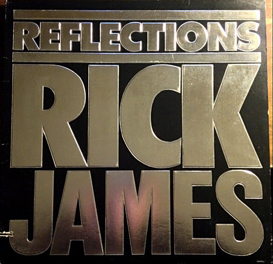 Image of Front Cover of LP - VG+/VG+ - RICK JAMES, Reflections (Gordy; 6095GL, US 1984, Embossed Sleeve, Poster), A few light hairlines only. ,  - 1426244E
