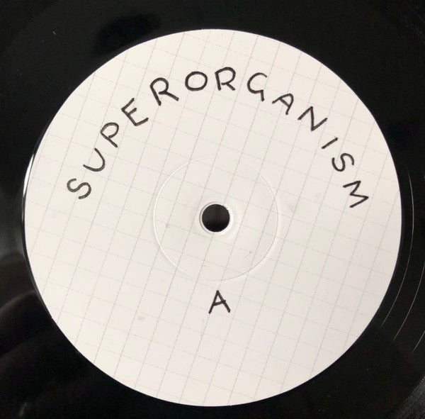 Image of Label of 3514210C: LP - SUPERORGANISM, Superorganism (Domino; WIGLP413, Europe 2018, Glow In The Dark Gatefold Sleeve, Insert)   EX/VG+