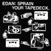 Image of Front Cover of 12" - VG/VG+ - EDAN, Sprain Your Tapedeck (Lewis Recordings; LEWISEP001, UK 2002, Picture Sleeve), ,  - 1916008C