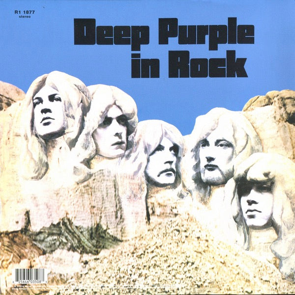 Image of Back Cover of LP - VG+/VG+ - DEEP PURPLE, Deep Purple In Rock (Warner Records; R1 1877 / 825646035083, Europe 2020 Reissue, Gatefold, 180 Gram Half Speed Mastered Vinyl), ,  - 2046178S