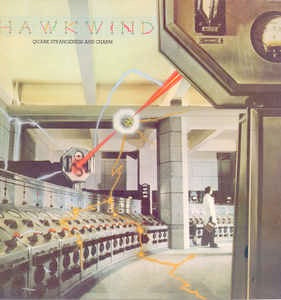 Image of Front Cover of 4624275E: LP - HAWKWIND, Quark, Strangeness and Charm (Charisma Hatter; CDS 4008, UK 1977, Inner)   VG+/VG