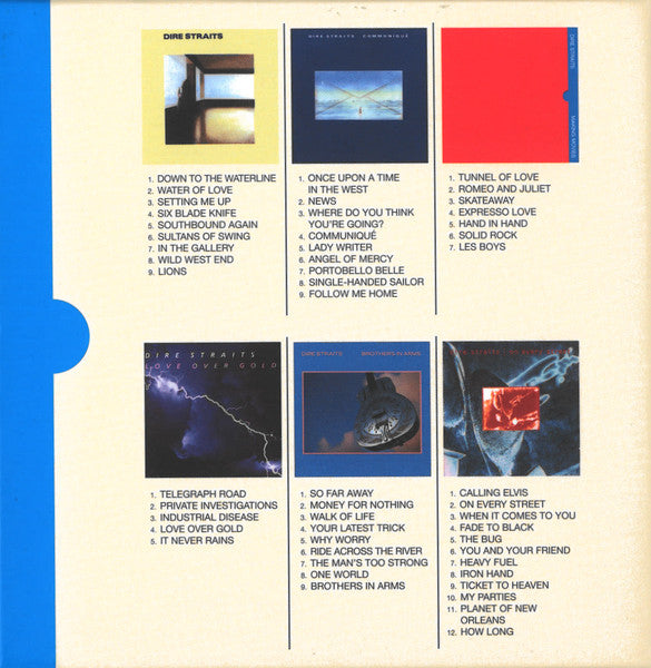 Image of Back Cover of 6xCD - EX/EX - DIRE STRAITS, The Studio Albums 1978 - 1991 (Mercury; 0839136, Europe 2020, Box Set, Inners), ,  - 1336139E
