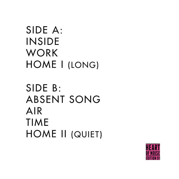 Image of Back Cover of LP - VG+/VG+ - LISSIE RETTENWANDER, Inside (Heart Of Noise; Heart Of Noise Edition 01, Austria 2013, Insert, Numbered, Limited Edition Of 300), No. 137/300. With press sheet & festival booklet, Austrian vocalist and avantgarde folklore musician from Innsbruck.Officially commissioned work for the Heart of Noise Festival 2013. - 2016332C