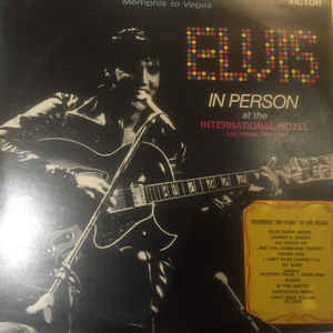 Image of Front Cover of 2xLP - VG+/VG+ - ELVIS PRESLEY, Elvis In Person At The International Hotel (RCA Victor; SF 8080/81, UK 1970, Gatefold), ,  - 2926057E