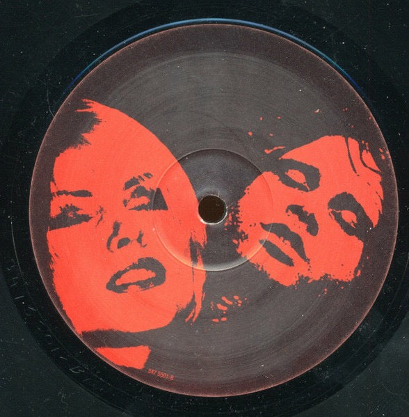 Image of Label Cover of 12" - VG+/VG+ - BLONDIE VS. THE DOORS, Rapture Riders (EMI; 347 550 1, UK 2005, Picture Sleeve, Mash Up Of Rapture And Riders On The Storm), ,  - 3826269E