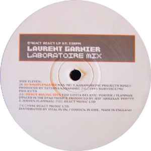 Image of Label Cover of 6xLP - G+/VG+ - LAURENT GARNIER, Laboratoire Mix (React; REACT LP 87, UK 1996, Box Set), Looks Unplayed. Hologram has faded. Box has some edgwear and is burst at a corner.,  - 3546347S
