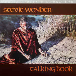 Image of Front Cover of LP - VG/VG - STEVIE WONDER, Talking Book (Mobile Fidelity Sound Lab; MOFI 1-009, US 2011 Reissue, Gatefold, 180 Gram Vinyl. Limited, Numbered Edition.), Light wear and corner bump on gatefold. A few unfeelable hairlines on disc. 003524.,  - 3846109S