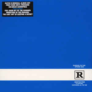 Image of Front Cover of 4144348S: LP - QUEENS OF THE STONE AGE, R (Interscope Records, Inc.; 00602508108556, Europe 2019 Reissue, Insert, 180 Gram Vinyl) still in opened shrinkwrap  VG+/VG+