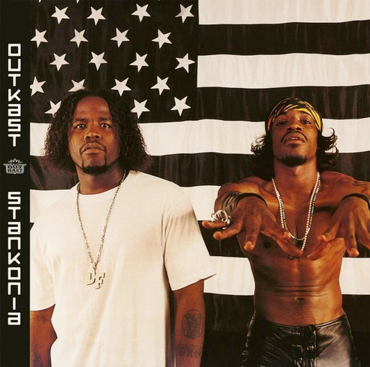 Image of Front Cover of 2xLP - NEW/NEW - OUTKAST, Stankonia (LaFace Records; 19658884861, Worldwide 2024 Reissue, Insert), , Outkast's fourth studio  album, which borrowed its name form the hip-hop duo's recording studio, continues the groups tradition of breaking hip-hop norms. Songs like the bass music influenced  B.O.B. (Bombs Over Baghdad) , and smash hit  Ms. Jackson  established Outkast as crossover music stars.  - 2936070E